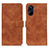 Leather Case Stands Flip Cover Holder K03Z for Realme 10 4G