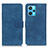 Leather Case Stands Flip Cover Holder K03Z for Realme 9 Pro+ Plus 5G Blue