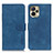 Leather Case Stands Flip Cover Holder K03Z for Realme 9i 5G Blue
