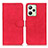 Leather Case Stands Flip Cover Holder K03Z for Realme C35 Red