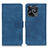 Leather Case Stands Flip Cover Holder K03Z for Realme C51 Blue