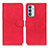 Leather Case Stands Flip Cover Holder K03Z for Samsung Galaxy F13 4G Red