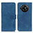 Leather Case Stands Flip Cover Holder K03Z for Sharp Aquos R7 Blue