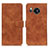 Leather Case Stands Flip Cover Holder K03Z for Sharp Aquos Sense7