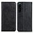 Leather Case Stands Flip Cover Holder K03Z for Sony Xperia 1 IV Black