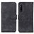 Leather Case Stands Flip Cover Holder K03Z for Sony Xperia 1 V Black