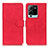 Leather Case Stands Flip Cover Holder K03Z for Vivo V25 Pro 5G Red