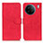 Leather Case Stands Flip Cover Holder K03Z for Vivo X90 5G Red