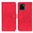 Leather Case Stands Flip Cover Holder K03Z for Vivo Y01 Red