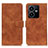 Leather Case Stands Flip Cover Holder K03Z for Vivo Y22