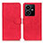 Leather Case Stands Flip Cover Holder K03Z for Vivo Y22 Red