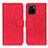 Leather Case Stands Flip Cover Holder K03Z for Vivo Y32t Red