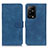 Leather Case Stands Flip Cover Holder K03Z for Xiaomi Black Shark 5 5G Blue