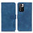 Leather Case Stands Flip Cover Holder K03Z for Xiaomi Mi 11i 5G (2022) Blue