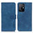 Leather Case Stands Flip Cover Holder K03Z for Xiaomi Mi 11T 5G Blue