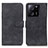 Leather Case Stands Flip Cover Holder K03Z for Xiaomi Mi 13T 5G Black