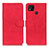 Leather Case Stands Flip Cover Holder K03Z for Xiaomi POCO C3 Red