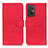 Leather Case Stands Flip Cover Holder K03Z for Xiaomi Redmi 11 Prime 4G Red