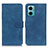 Leather Case Stands Flip Cover Holder K03Z for Xiaomi Redmi 11 Prime 5G Blue