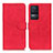 Leather Case Stands Flip Cover Holder K03Z for Xiaomi Redmi K50 5G Red