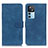 Leather Case Stands Flip Cover Holder K03Z for Xiaomi Redmi K50 Ultra 5G Blue