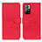 Leather Case Stands Flip Cover Holder K03Z for Xiaomi Redmi Note 11 5G Red