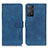 Leather Case Stands Flip Cover Holder K03Z for Xiaomi Redmi Note 11 Pro 5G Blue