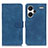 Leather Case Stands Flip Cover Holder K03Z for Xiaomi Redmi Note 13 Pro+ Plus 5G Blue