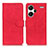 Leather Case Stands Flip Cover Holder K03Z for Xiaomi Redmi Note 13 Pro+ Plus 5G Red