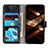 Leather Case Stands Flip Cover Holder K04Z for HTC Desire 22 Pro 5G