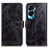 Leather Case Stands Flip Cover Holder K04Z for Huawei Honor 90 Lite 5G