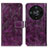 Leather Case Stands Flip Cover Holder K04Z for Huawei Honor Magic6 Lite 5G Purple