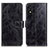 Leather Case Stands Flip Cover Holder K04Z for Huawei Honor X5 Black