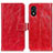 Leather Case Stands Flip Cover Holder K04Z for Huawei Honor X5 Red