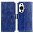 Leather Case Stands Flip Cover Holder K04Z for Huawei Nova 11 Blue