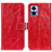 Leather Case Stands Flip Cover Holder K04Z for Motorola Moto Edge 30 Neo 5G Red