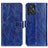 Leather Case Stands Flip Cover Holder K04Z for Motorola Moto G Power 5G (2023) Blue