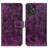 Leather Case Stands Flip Cover Holder K04Z for Motorola Moto G Power 5G (2023) Purple