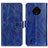 Leather Case Stands Flip Cover Holder K04Z for Nokia C200 Blue