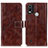 Leather Case Stands Flip Cover Holder K04Z for Nokia C21 Plus