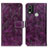 Leather Case Stands Flip Cover Holder K04Z for Nokia C21 Plus Purple