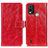 Leather Case Stands Flip Cover Holder K04Z for Nokia C21 Plus Red