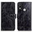 Leather Case Stands Flip Cover Holder K04Z for Nokia G11 Plus Black