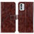 Leather Case Stands Flip Cover Holder K04Z for Nokia G60 5G