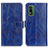 Leather Case Stands Flip Cover Holder K04Z for Nokia XR21 Blue