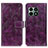 Leather Case Stands Flip Cover Holder K04Z for OnePlus 10 Pro 5G Purple