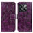 Leather Case Stands Flip Cover Holder K04Z for OnePlus 10T 5G Purple