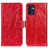 Leather Case Stands Flip Cover Holder K04Z for OnePlus Nord CE 2 5G Red