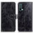 Leather Case Stands Flip Cover Holder K04Z for OnePlus Nord CE 5G Black