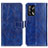 Leather Case Stands Flip Cover Holder K04Z for Oppo A74 4G Blue